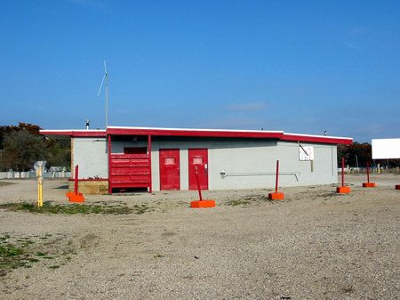 Getty 4 Drive-In Theatre - Restrooms - Photo From Water Winter Wonderland (newer photo)